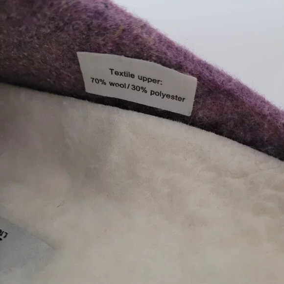 LIKE NEW! Birkenstock Zermatt Shearling Slippers in Mauve-Size 41 - Picture 9 of 10